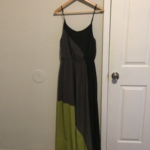 Maxi Color Blocked Dress Size S